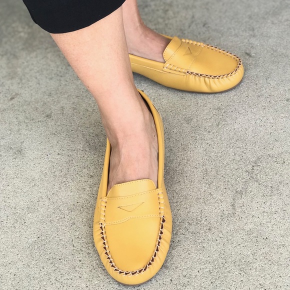 Cherish Shoes Last 2 Cherish Mustard Moccasin Slip On Loafer Poshmark
